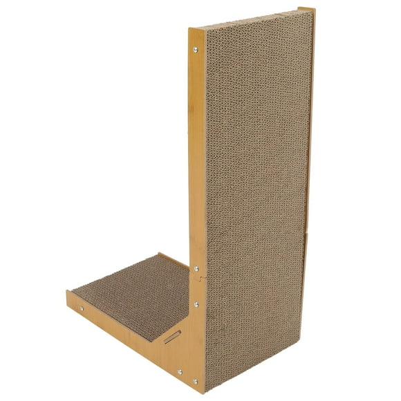 Cat Scratching Pad, Space Saving Composite Board Cat Scratcher L Shape for Home Type 1