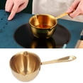 thumbnail image 4 of Melting Saucepan, Stainless Steel Milk Chocolate Sauce Pan Portable Safe Ergonomic 2 Spouts  For Cooking Silver,Gold,Rose Gold, 4 of 8