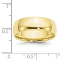 thumbnail image 3 of 10K Yellow Gold 7mm Light Weight Comfort Fit Band Ring Size 9, 3 of 7