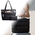 thumbnail image 2 of Klonfd Fashionable Quilted Tote With Multiple Compartments Short Distance Travel Luggage, 2 of 5