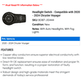 thumbnail image 2 of Headlight Switch - Compatible with 2020 - 2024 Chrysler Voyager 2021 2022 2023, 2 of 2