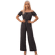 thumbnail image 1 of Jumpsuit Mujer Manga Corta, Ajuste Cómodo y Pierna Amplia, Look Moderno y Versátil, 1 of 5