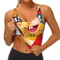 thumbnail image 4 of Lsque Sml Jeffy Printed Women'S Sports Bra, Compression, Moisture Wicking, High-Impact Sports Bra For Women,Supportive sports bra-X-Large, 4 of 9