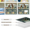 thumbnail image 4 of Yayeee Foldable Storage Basket for Shelves with Handles Waterproof Cloth Bins, White Shelf, 4 of 7