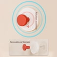thumbnail image 3 of Wall Mounted Round Hook Modern Minimalist Style Decorative Organizer for Entryway Bathroom Kitchen Office Use, 3 of 7