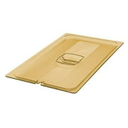 rubbermaid commercial products hot food notched lid, 1/2 size, amber (fg228p86ambr)