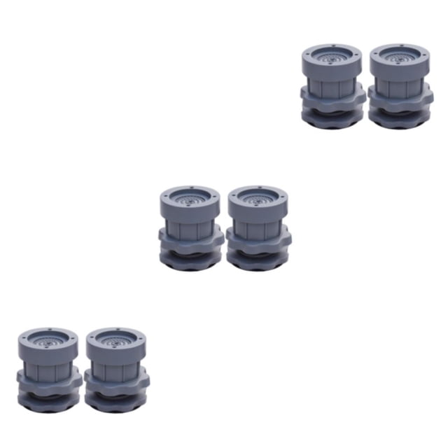 Youkk Anti Vibration Pads Noise Reduction Foot Base for Home Kitchen Washroom Accessory Gray Type A 3Set