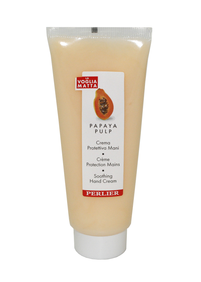 Perlier Papaya Pulp Soothing Hand Cream 2.5 Oz / 75 Ml for Women by