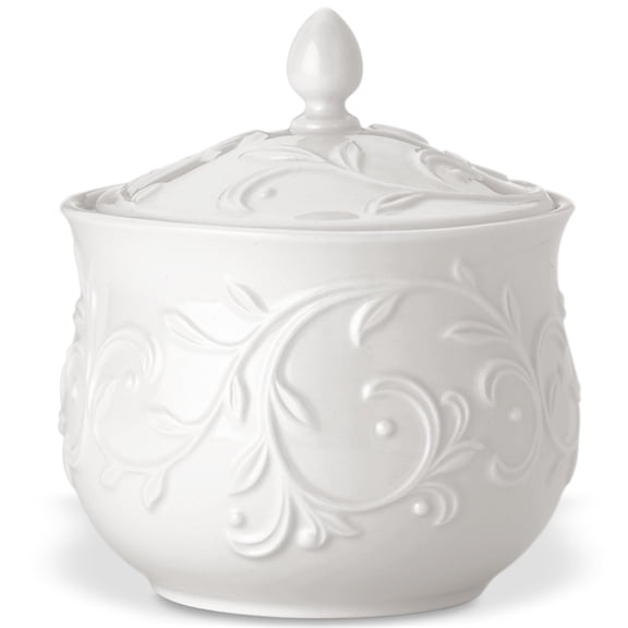 Lenox Opal Innocence Carved Sugar Bowl -