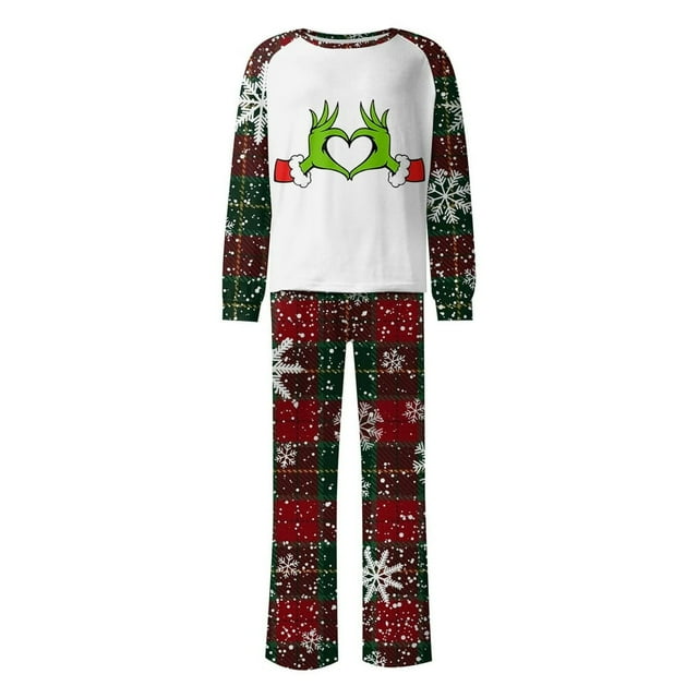 Pyjamas de Noël Assortis pour Hommes Ensembles de Pyjamas de Vacances pour la Famille