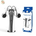 thumbnail image 2 of Universal Foldable Game Controller Wall Mount + 2-in-1 Charging Cable Bundle - Space-Saving Storage Stand for PS5/PS4/Xbox/Switch Wireless Controllers & Headsets, 2 of 6