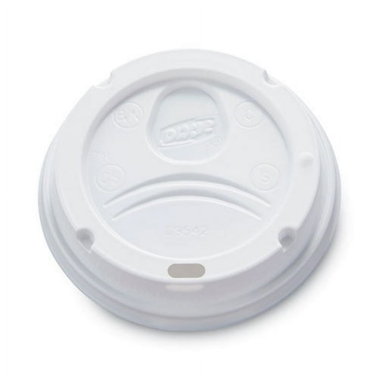 White Dome Lid Fits 10 oz to 16 oz Perfectouch Cups, 12 oz to 20 oz Hot Cups, WiseSize, 500/Carton White Dome Lid Fits 10 oz to 16 oz Perfectouch Cups, 12 oz to 20 oz Hot Cups, WiseSize, 500/Carton