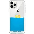 thumbnail image 1 of Compatible with iPhone 12 Pro Max Case Liquid Moving Quicksand Funny Cute Cartoon Lovely Duck Flowing Floating Waterfall Protective Cover Soft Silicone Rubber Case 6.7 inch, 1 of 7