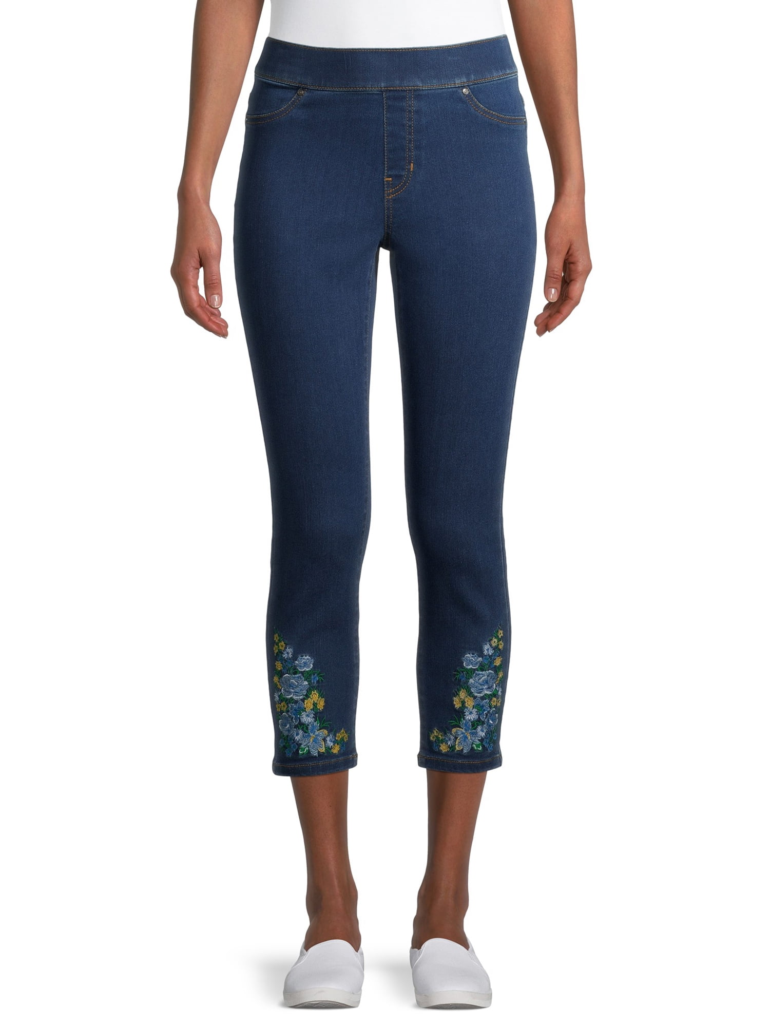The Pioneer Woman Embroidered Pull on Jeggings
