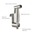 thumbnail image 6 of Design House 588913-SS Modern Single-Function Dual-Mount Hand Held Bidet Sprayer for Bathroom, Stainless Steel, 6 of 16