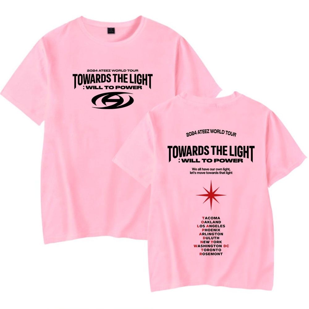 ATEEZ TOWARDS THE LIGHT Ｔシャツ Ateez Towards The Light Will To Power World Tour merch T