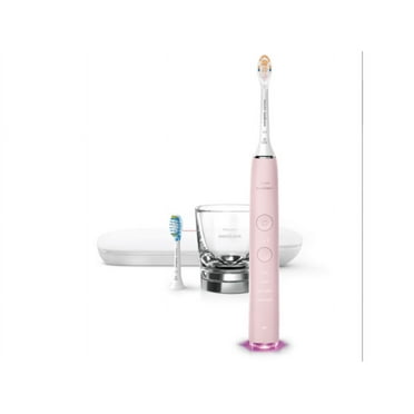 Philips Sonicare DiamondClean Smart 9300 Electric Toothbrush, Sonic Toothbrush with App, Pressure Sensor, Brush Head Detection, 4 Brushing Modes and 3 Intensity Levels, Pink, (HX9903/25)