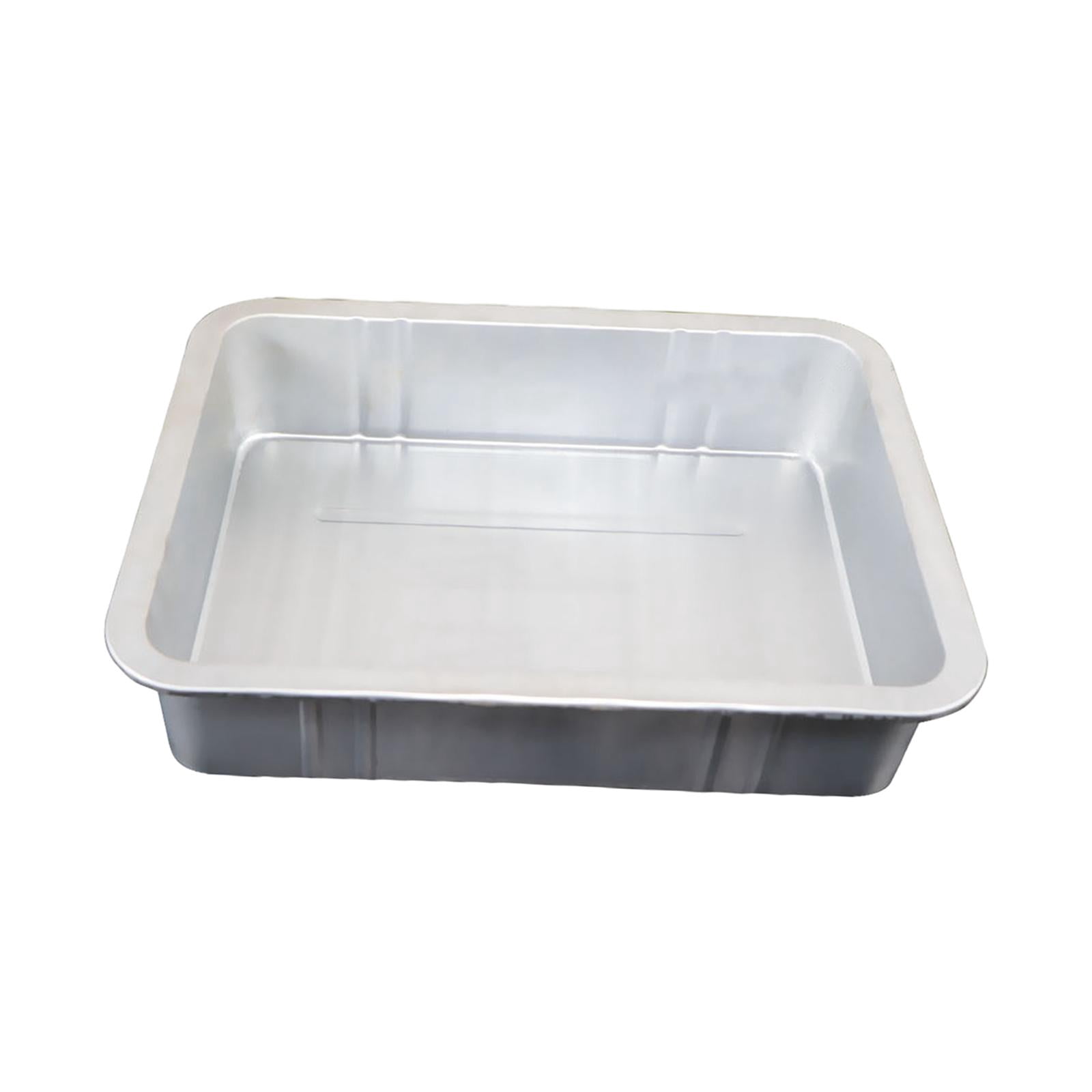 Nishiyuenyi Engine Oil Drain Pan Leakproof Large Capacity Professional Oil Trip Tray White M
