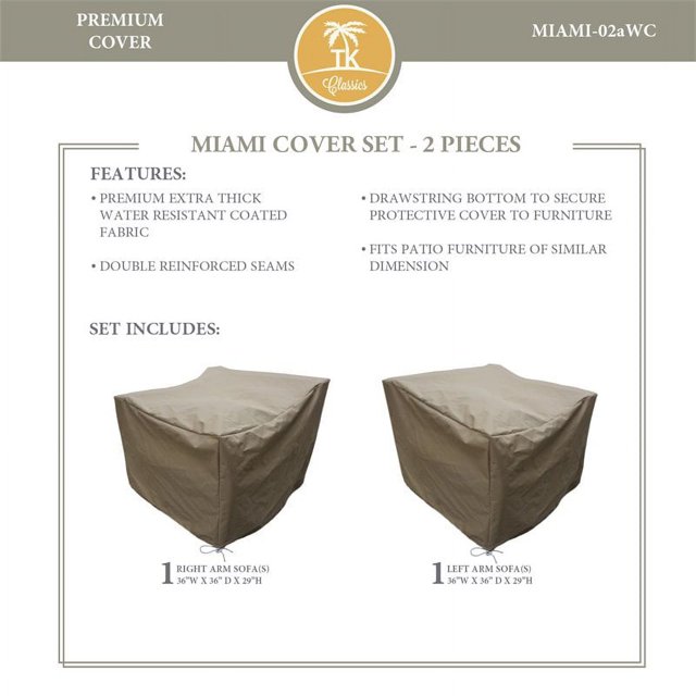 Ensemble de Housses de Protection MIAMI-02a