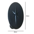 thumbnail image 7 of Luwecf Oval Cover Waterproof Lid for Canoe Yacht Water Sport , Black, 7 of 7