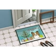 thumbnail image 4 of Caroline's Treasures BB1620MAT Christmas Tree and Papillon Door Mat, Indoor Rug or Outdoor Welcome Mat 18x27 Doormat ,, 4 of 4