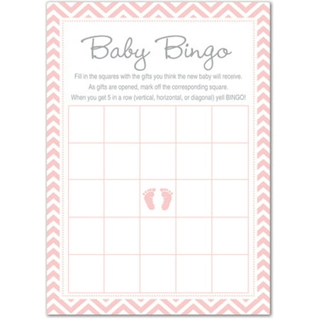Pink Baby Feet Baby Shower Game Bingo Cards 24 Count Walmart Com Pink Baby Feet Baby Shower Game Bingo Cards 24 Count Walmart Com