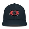 thumbnail image 2 of Men's Levelwear Black Chicago Blackhawks Retro Skylight Rise Flex Hat, 2 of 3