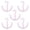 Pink, variant on lanema Pack of 5 Easy Mount Pearls Hook with Tool Release Installation for Quick Setups