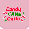 thumbnail image 4 of Inktastic Christmas Candy Cane Cutie with Candy Canes Boys or Girls Baby Bib, 4 of 4