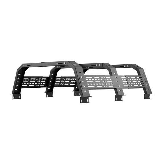 Truck Bed Rack 900lbs Capacity for Tacoma & Gladiator JT - Overland Utility Rack Adjustable Width & Height - Mid-Size Truck Bed Accessories