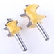 thumbnail image 4 of Brocas de Enrutador de Rodamiento Semicircular shamjiam Bit de Enrutador de Rebordear Vástago de 8 mm, 4 of 8