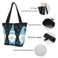 thumbnail image 4 of Easygdp Christmas Gnome Snowflake Shoulder Bags for Women,Crossbody Bags Shoulder Purse Handbag for Women, 4 of 6
