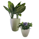 thumbnail image 1 of Paquete Set 2 Piezas de Maceta Redonda Resistente Colores para Planta Exterior Interior o Artificial, 1 of 5