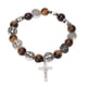 thumbnail image 2 of Pulsera de rosario de piedra de ojo de tigre elegante pulsera de cuentas de ojo de tigre amarillo hecha a mano suerte para Navidad para hombres para oración por el bautismo ANGGREK Otros, 2 of 8