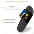 thumbnail image 3 of GZHJMY Stylish Slides for Women Men, Kpop Microphone Neon Light Soft Flexible Slip-on Sandals Slippers, 3 of 7
