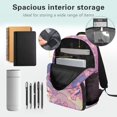 thumbnail image 5 of Pzuqiu Kids Backpack for Students Ages 6-18 Cute Cherry Blossom Axolotl Print 17 Inch Large Capacity Scholbag for Preschool Elementary Middle High School Back to School Travel Use, 5 of 7