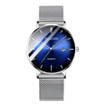 thumbnail image 1 of Reloj De Cuarzo Para Caballero Elegante Plateado Malubero Materiales de la caja: Aleación, 1 of 3