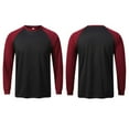 thumbnail image 3 of Mlzmgr Plus Size Sports Shirts Men L-5XL Long Sleeve Crewneck Pullover Mens Shirts Gym Workout Tops for Men, 3 of 3