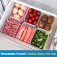 thumbnail image 4 of taicans Rectangle Plastic Portion Box Sets with Lids BPA-Free Plastic Reusable Meal and Snack Prep Containers 750ml, 4 of 8