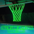 thumbnail image 4 of Red de baloncesto Glow in Dark, 2 unidades, nailon, 21 pulgadas, antilátigo, 4 of 8