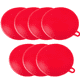 thumbnail image 2 of Depurador de platos de silicona, paquete de 7 esponjas de silicona, cepillo para platos, grado alimenticio, sin BPA, esponjas de goma reutilizables, aptas para lavavajillas y de secado rápido, 2 of 6