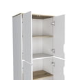 thumbnail image 4 of High - quality and Durable Storage Solution - Double - door Kitchen Pantry for Long - term Use, 4 of 5