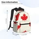 thumbnail image 2 of Disketp Happy Canada Day Mochila Ligera Clásica con Múltiples Bolsillos, Mochila Casual para Hombre y Mujer, Ideal para Escuela, Trabajo y Viajes, 2 of 6