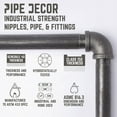thumbnail image 4 of 1/2 In  X 18 In  Pipe Table Legs - 4 Pack, 4 of 10