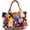 Multicolor, variant on Women's Random Colorful Splicing Genuine Leather Handbag Designer Hand Woven Satchel Multicolor Shoulder Totes Crossbody Bag