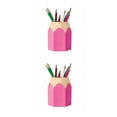 thumbnail image 4 of Seitruly Plástico Extraíble Suministros para estudiantes Forma de lápiz Portalápices de doble Type1 NO1, 4 of 6