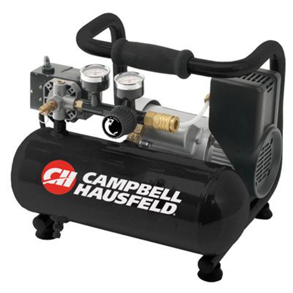 Campbell Hausfeld CT100100DI Contractor Series Air Compressor, OilFree, 125 PSI, 1Gal