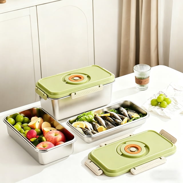 Outdor Airtight Food Storage Containers With Lids For Kitchen Pantry Organization And Fresh Food Preservation