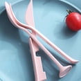 thumbnail image 3 of Juego de 3 tenedor 3 en 1, aparatos portátiles, cubiertos para alimentación, vajilla, vajilla para entrenar a de 2 años, bebé niño rosado Baoblaze Vajillas, 3 of 8