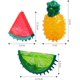 thumbnail image 2 of Freezable Pet Teether Cooling Chew Toys, TPR Rubber Dog Squeaky Balls for Dogs Toss Fetch Toys, Watermelon and Pineapple Shape Freeze Interactive Toys, 2 of 4